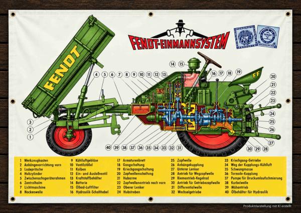 Fendt Einmannsystem Schnittbild Banner